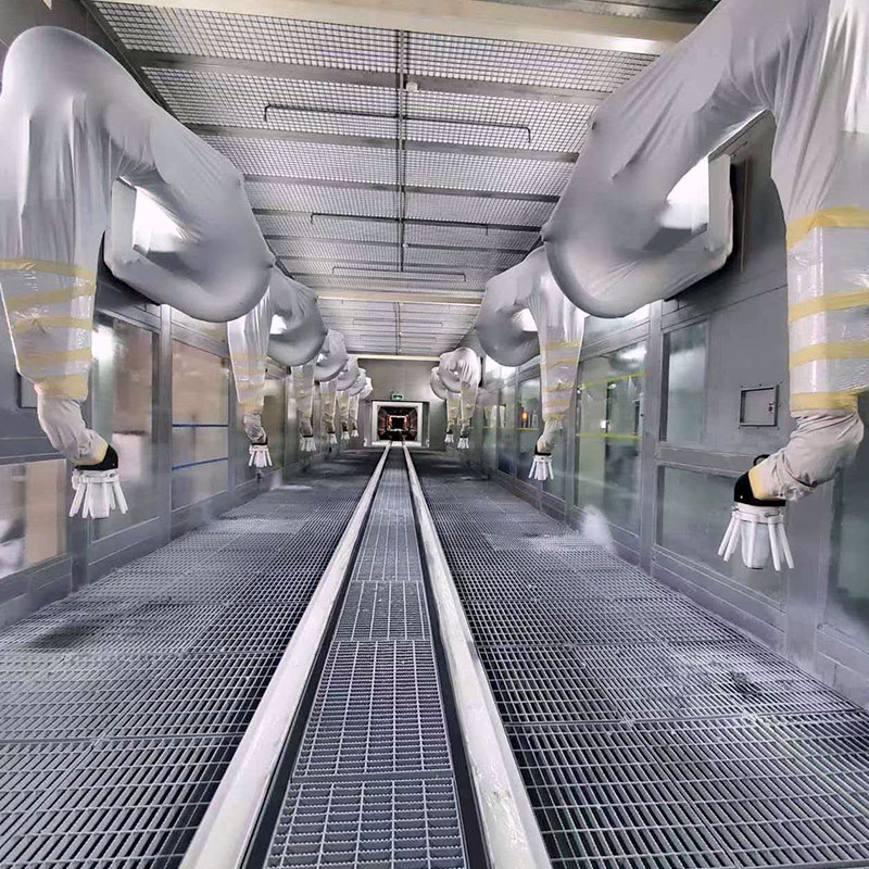 Automatisk robotsprøjtekabine