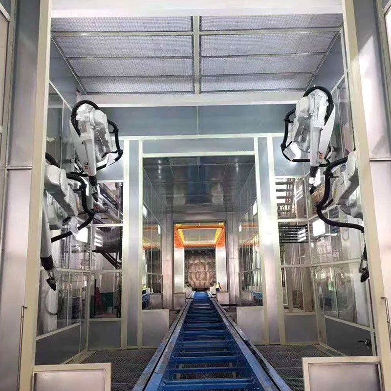 Automatisk robotsprøjtekabine