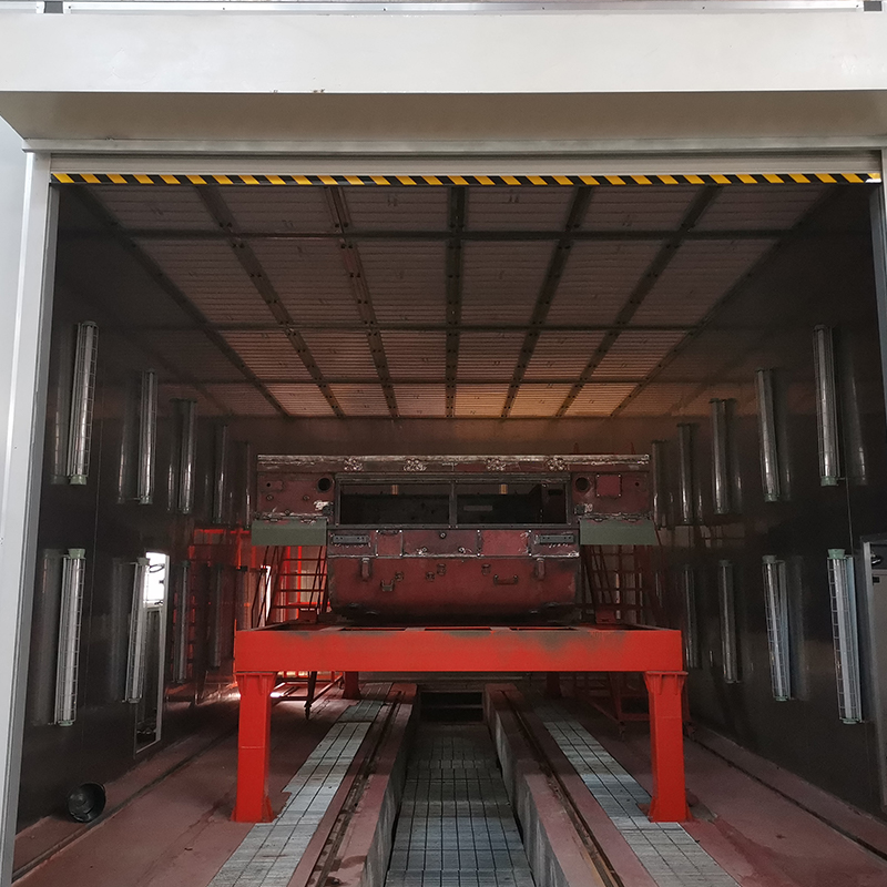 Coating Line til store støbegods og tunge lastbildele