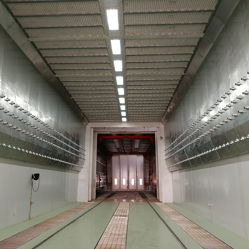 Coating Line til store støbegods og tunge lastbildele