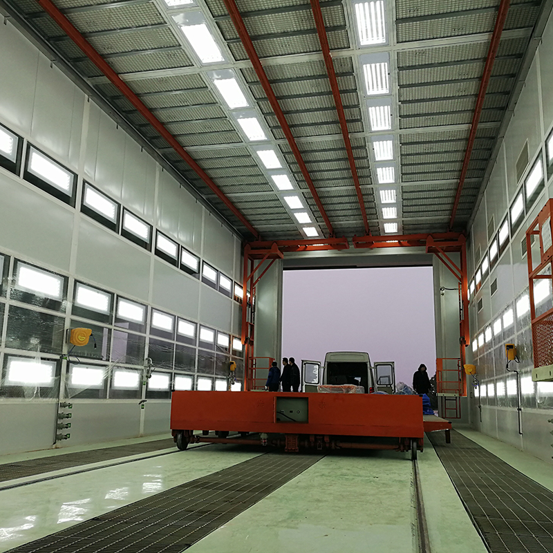 Coating Line til store støbegods og tunge lastbildele