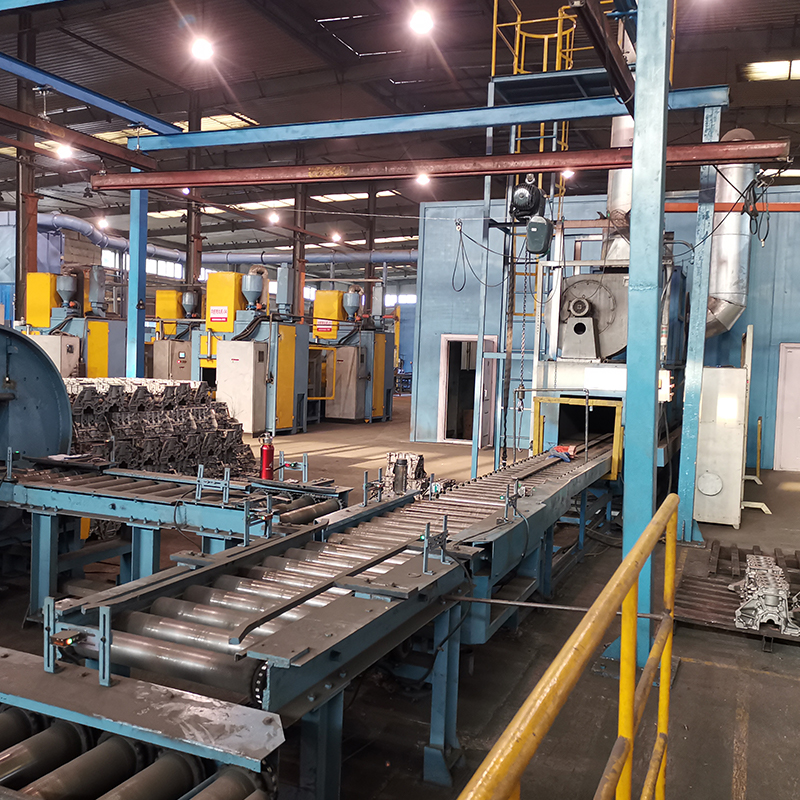 Spray Coating Line til motorhuse