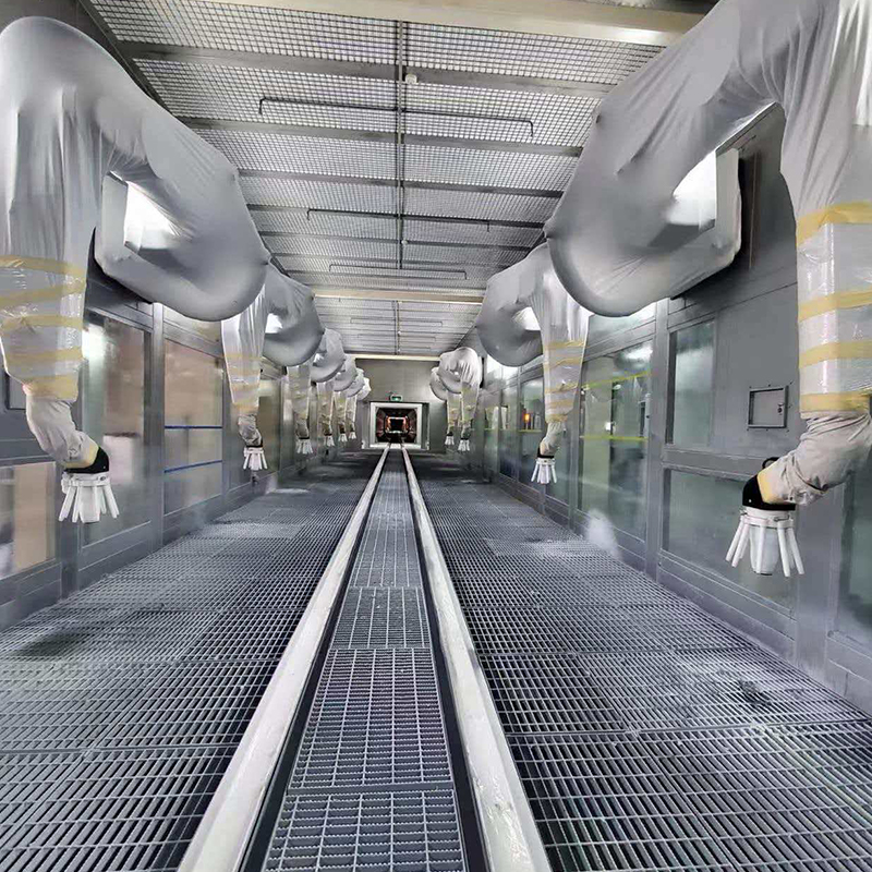 Spray Coating Line til bilhjul