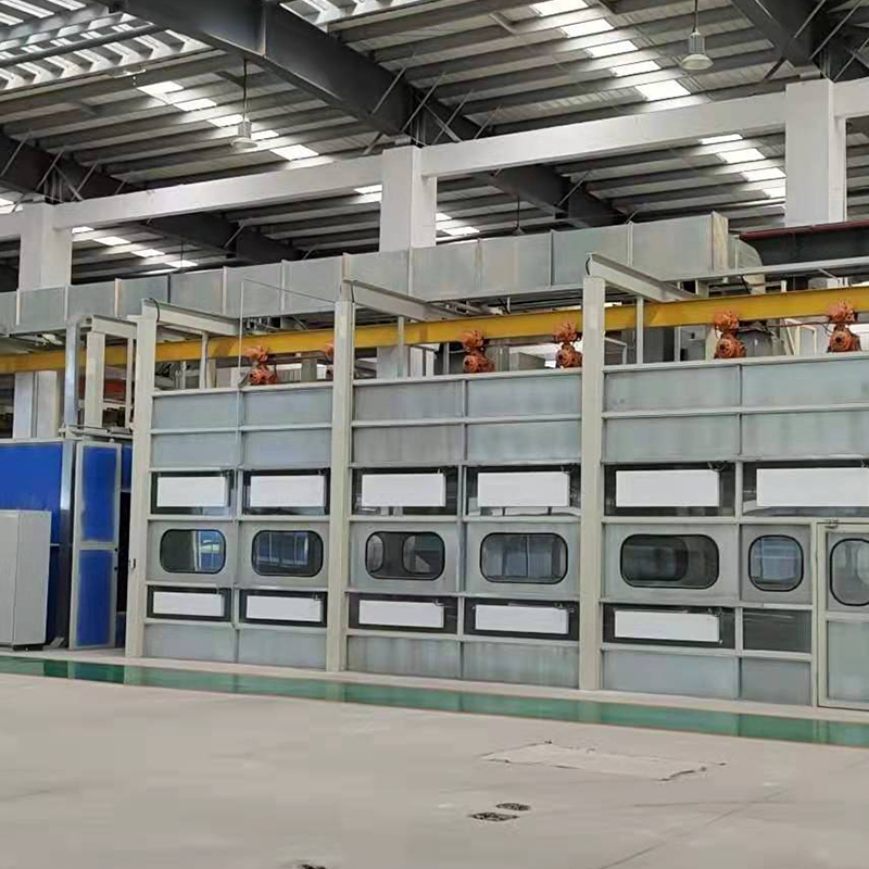 Spray Coating Line til bilhjul