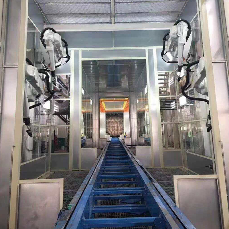 Spray Coating Line til motorhuse