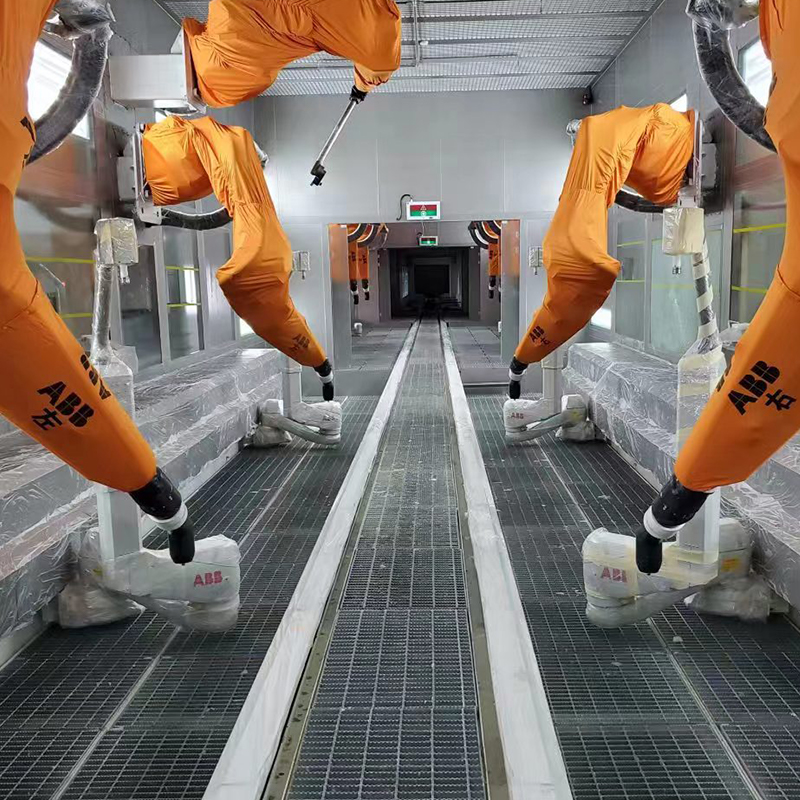 Spray Coating Line til motorhuse