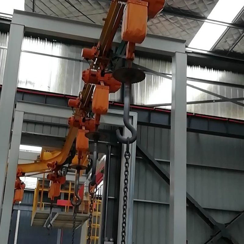 Spray Coating Line til motorhuse