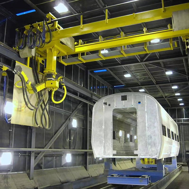 Coating Line til store støbegods og tunge lastbildele